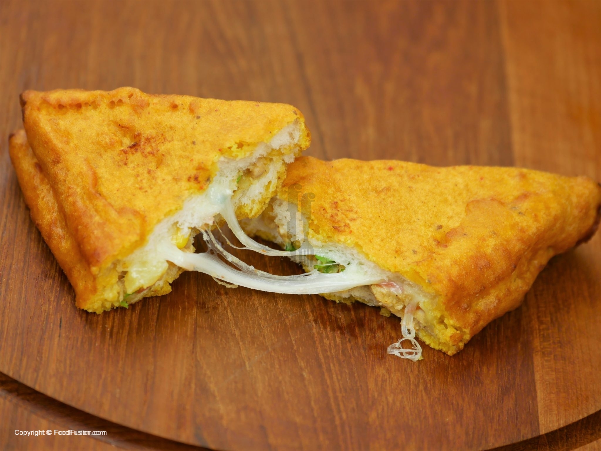 Bread Pakora Recipe with cheese – Food Fusion