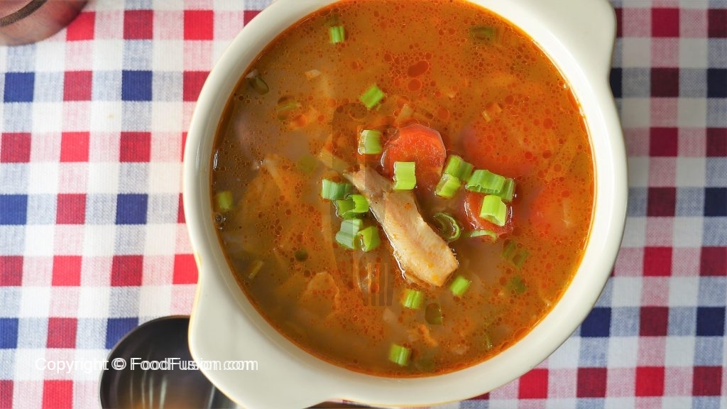 Fish soup Recipe By Healthy Food Fusion