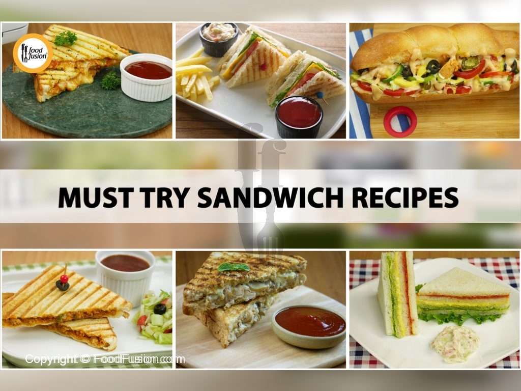 Must try Sandwich Recipes Food Fusion
