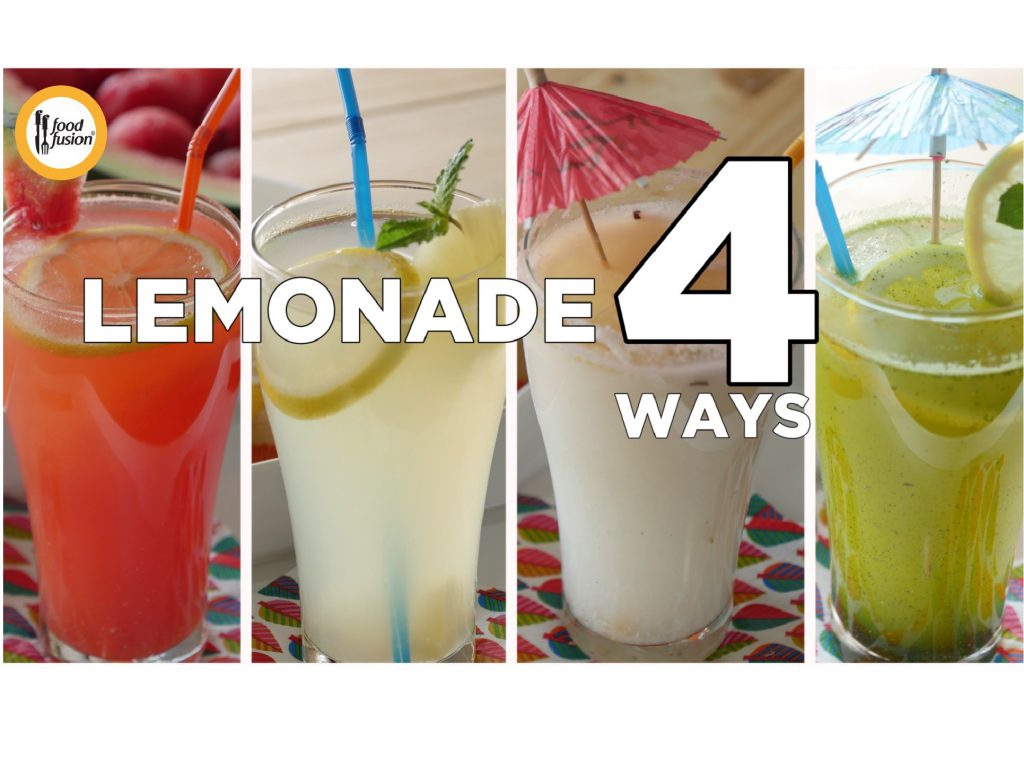 Lemonade 4ways Food Fusion