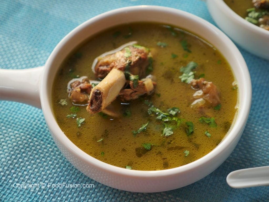 Mutton Bone soup.