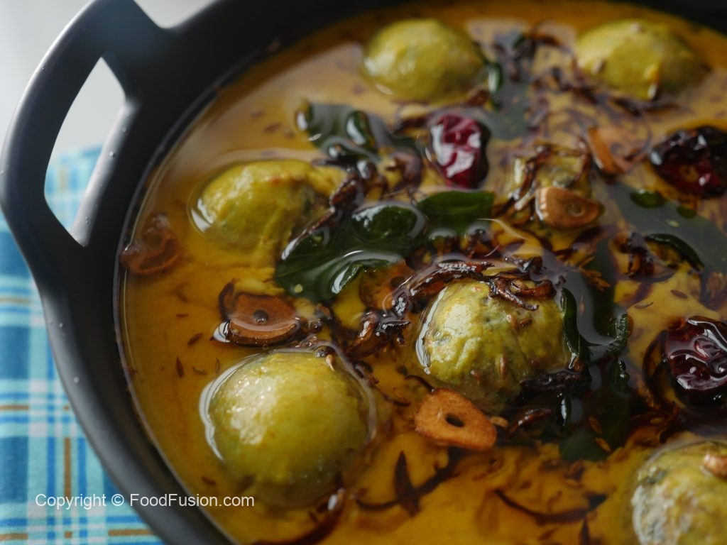Palak Kofta Kadhi Food Fusion