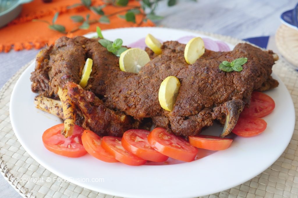Chatpatti Raan / Mutton Leg Roast – Food Fusion