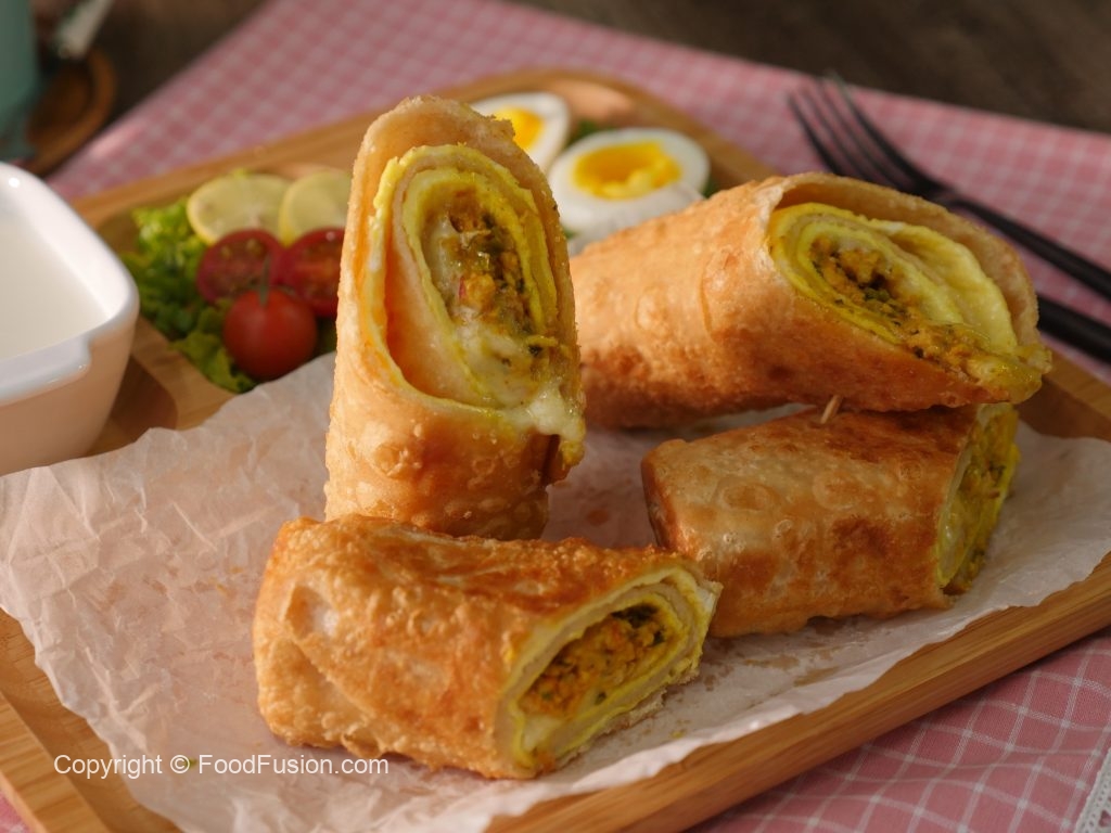 Crispy Roti Egg Roll – Food Fusion