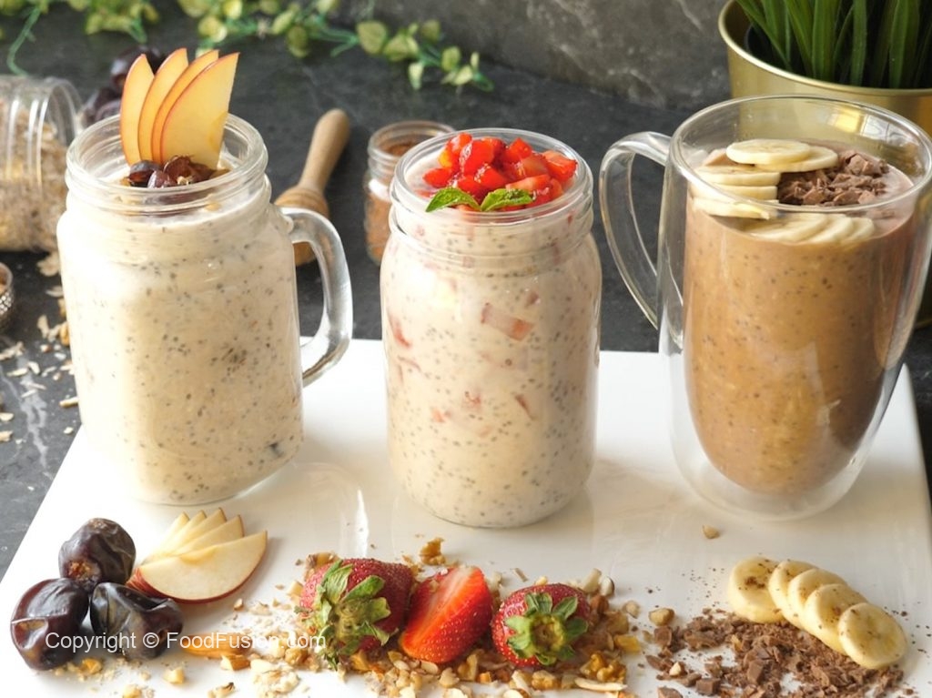 Overnight Oats 3-ways – Food Fusion
