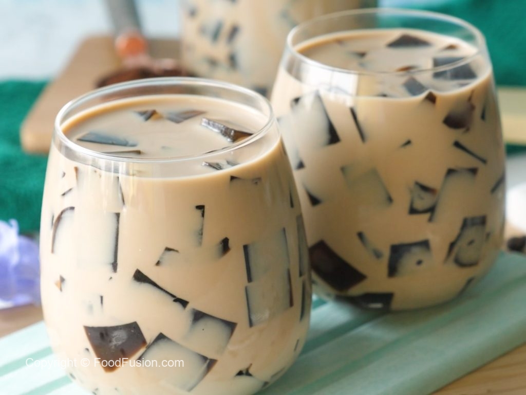 Cold Coffee with Coffee Jelly Food Fusion