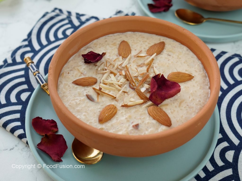 Sugar Free Kheer – Food Fusion