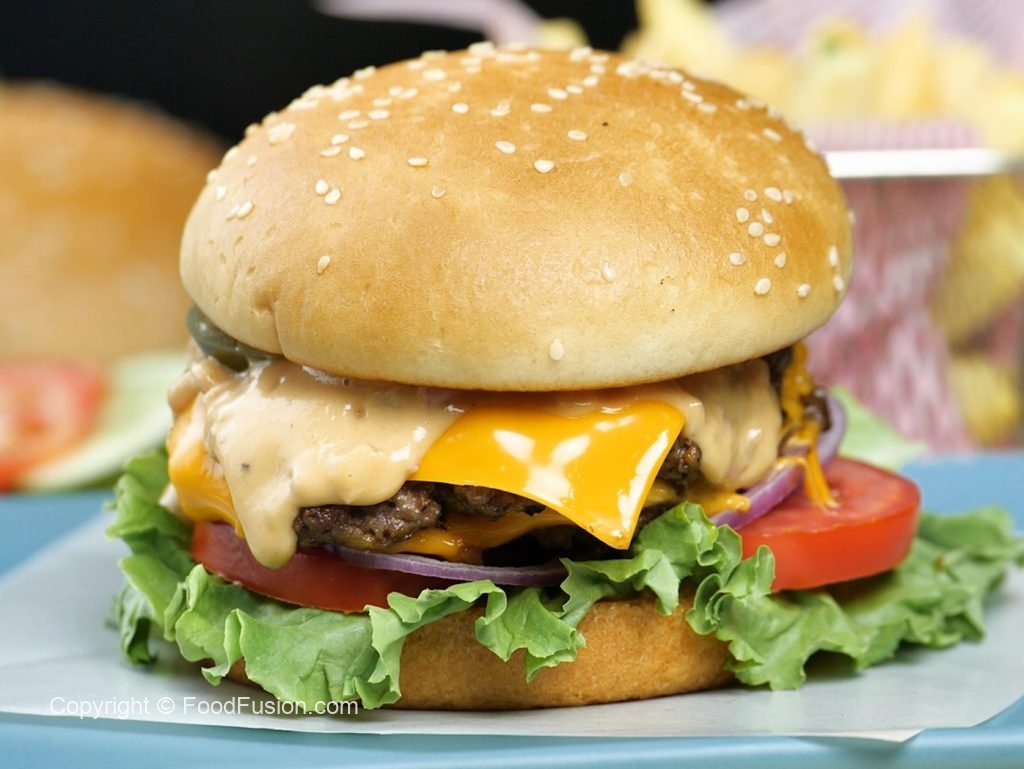 Classic Smash Burger Food Fusion