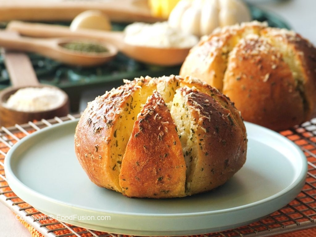 Korean Street Style Cream Cheese Garlic Bread Food Fusion