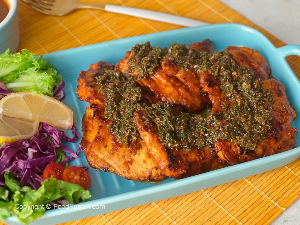 Grilled Chicken with Chimichurri Sauce – Food Fusion