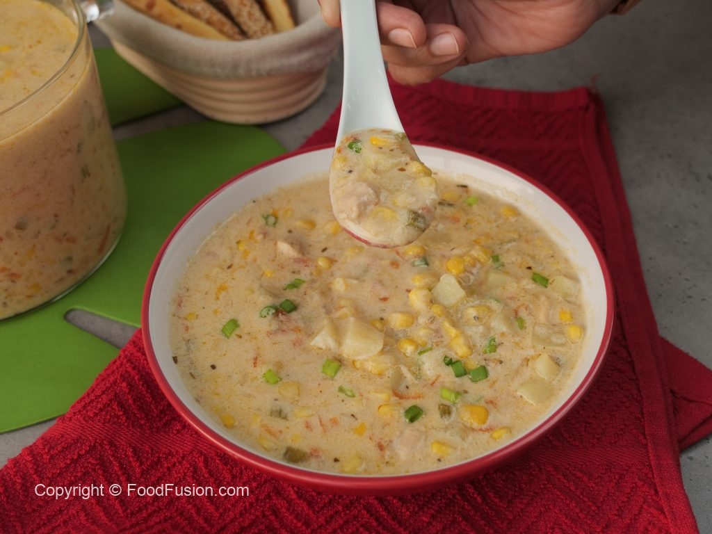 Chicken Corn Soup Mix Recipe by Food Fusion 