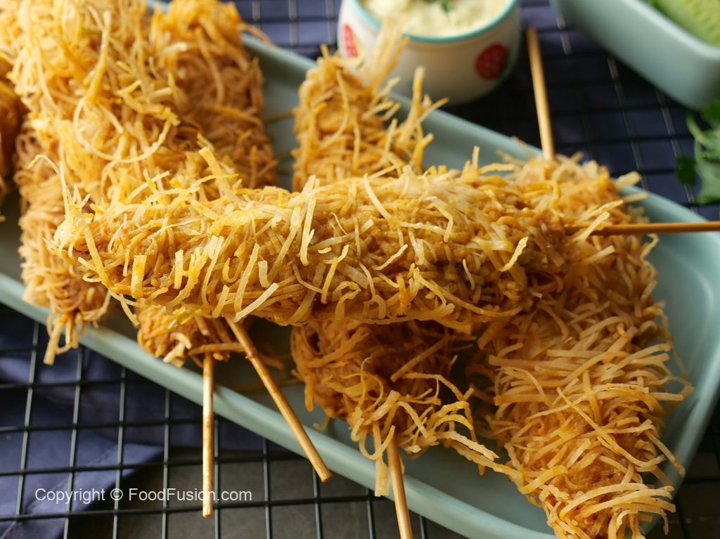 Crispy Thread Chicken – Food Fusion