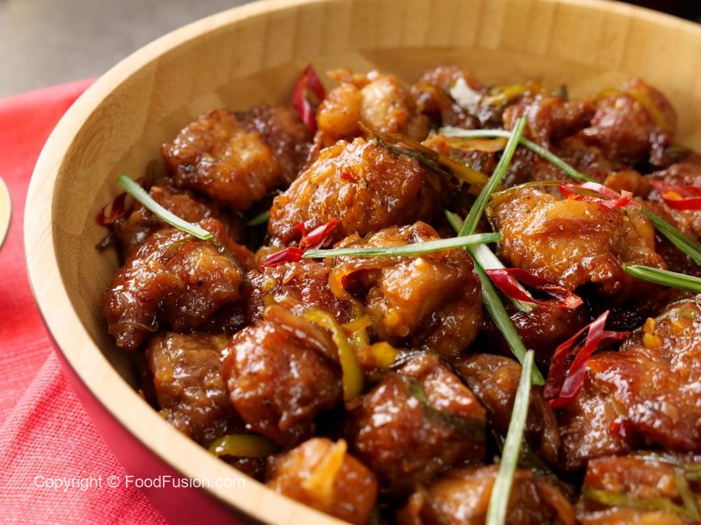 Spicy Garlic Fried Chicken Food Fusion