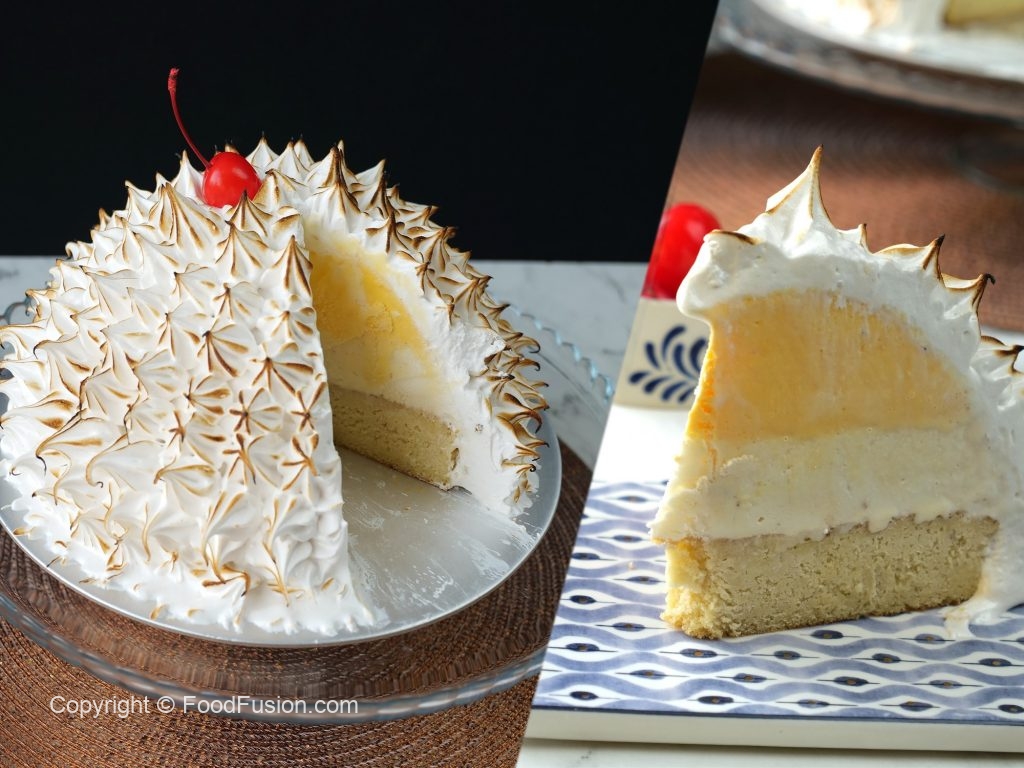 Baked Alaska Cake Food Fusion