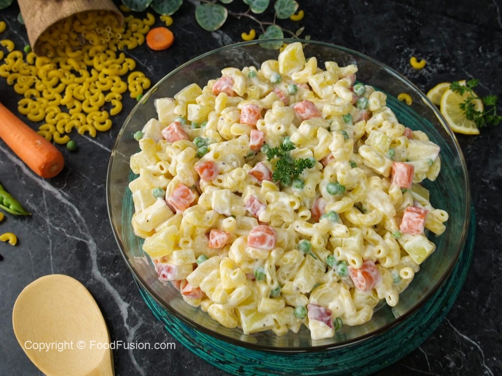 Creamy Pasta Salad – Food Fusion