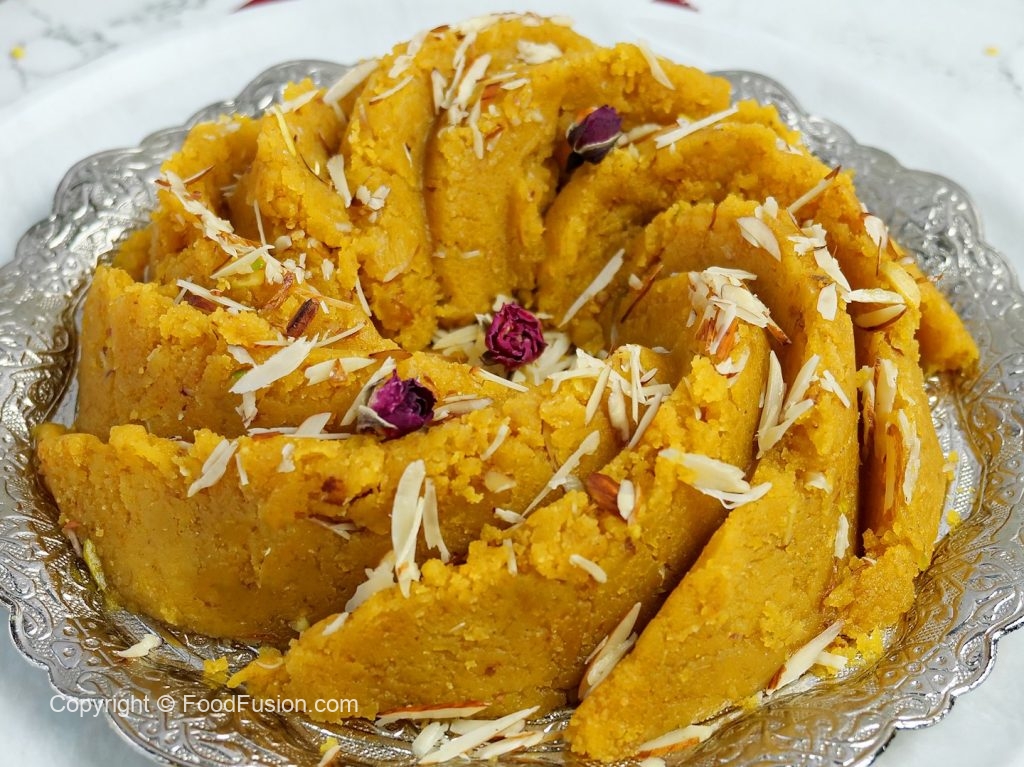 Mong Daal Badam Halwa Food Fusion