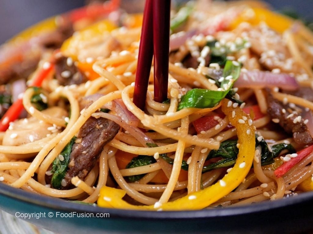 Korean Japchae Noodles – Food Fusion