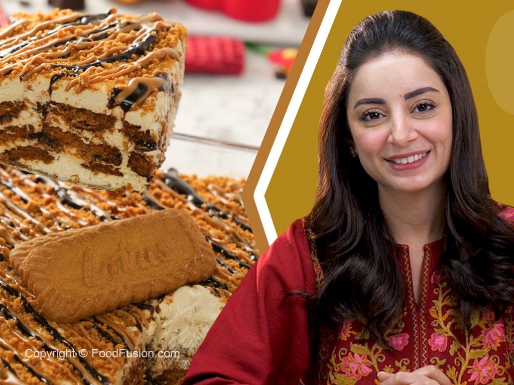 Lotus Chocolate Biscuit No Bake Cake Food Fusion