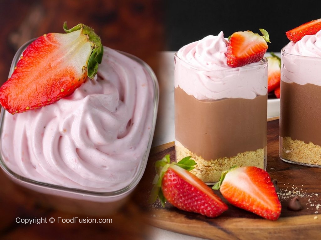 Strawberry & Chocolate Dessert Cups Food Fusion
