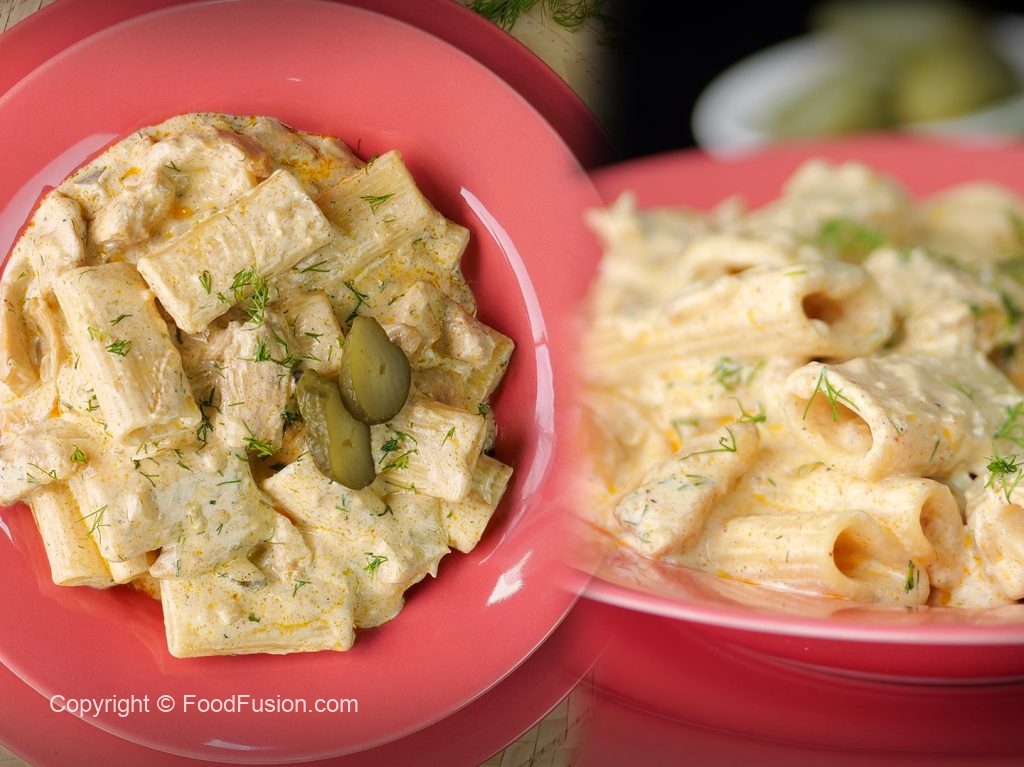Creamy Dill Pasta Food Fusion