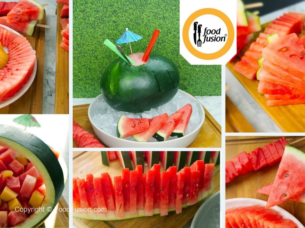 10 Super Easy Ways To Cut A Watermelon Food Fusion 10 Super Easy Ways To Cut A Watermelon Food Fusion