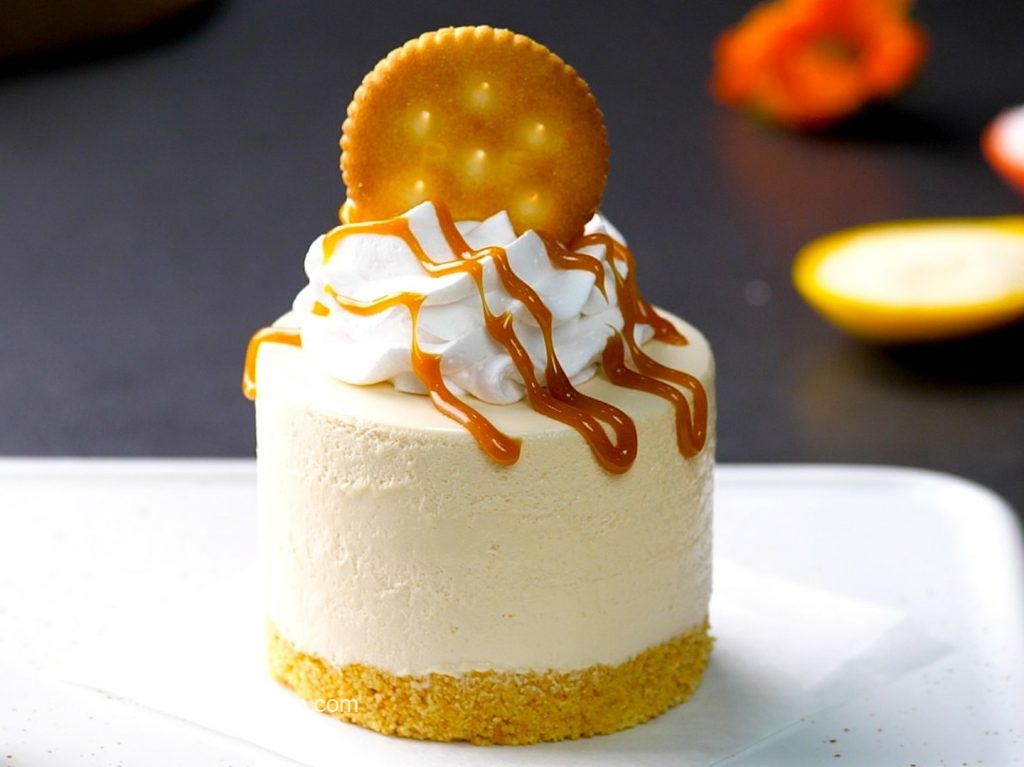Mini Salted Caramel Cheesecake Food Fusion