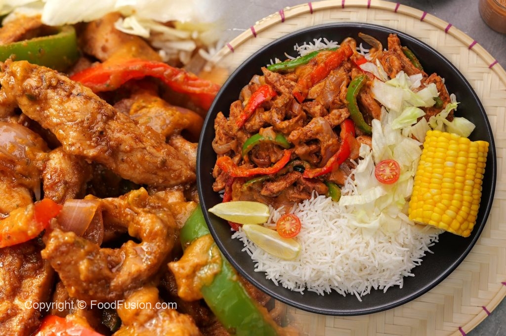 Fajita Chicken Rice Bowl Food Fusion