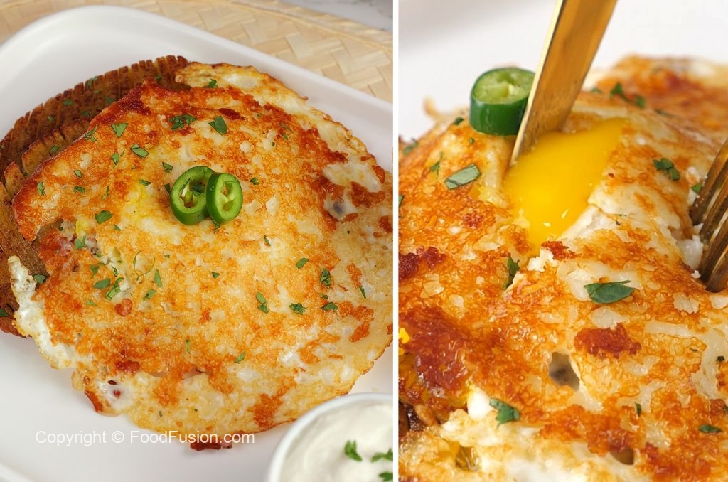 Crispy Cheese Fried Egg – Food Fusion