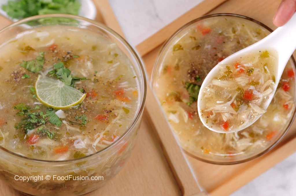 Chicken Coriander Soup Food Fusion