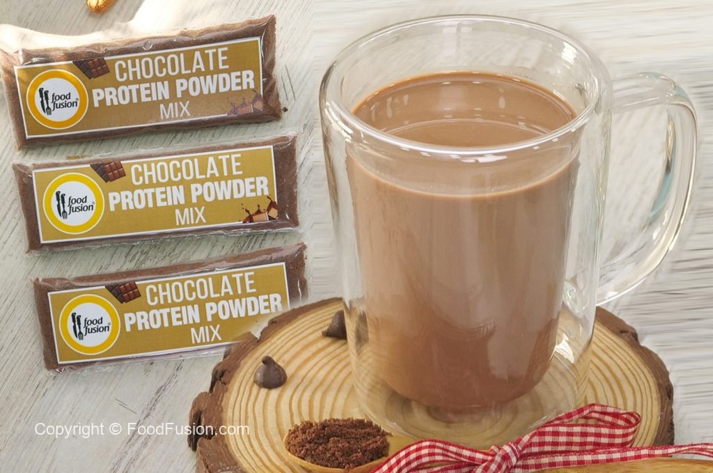 Instant Chocolate Protein Powder Mix Food Fusion