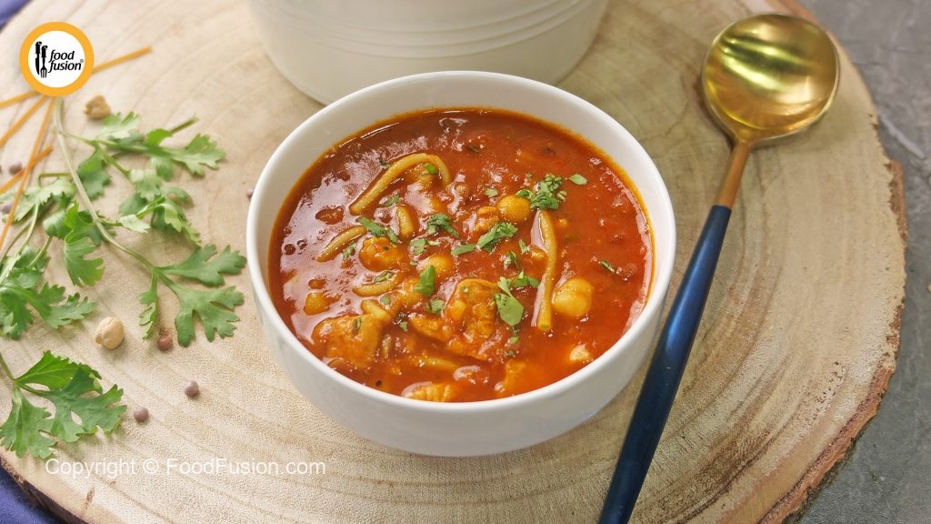 Moroccan Chicken Soup Food Fusion