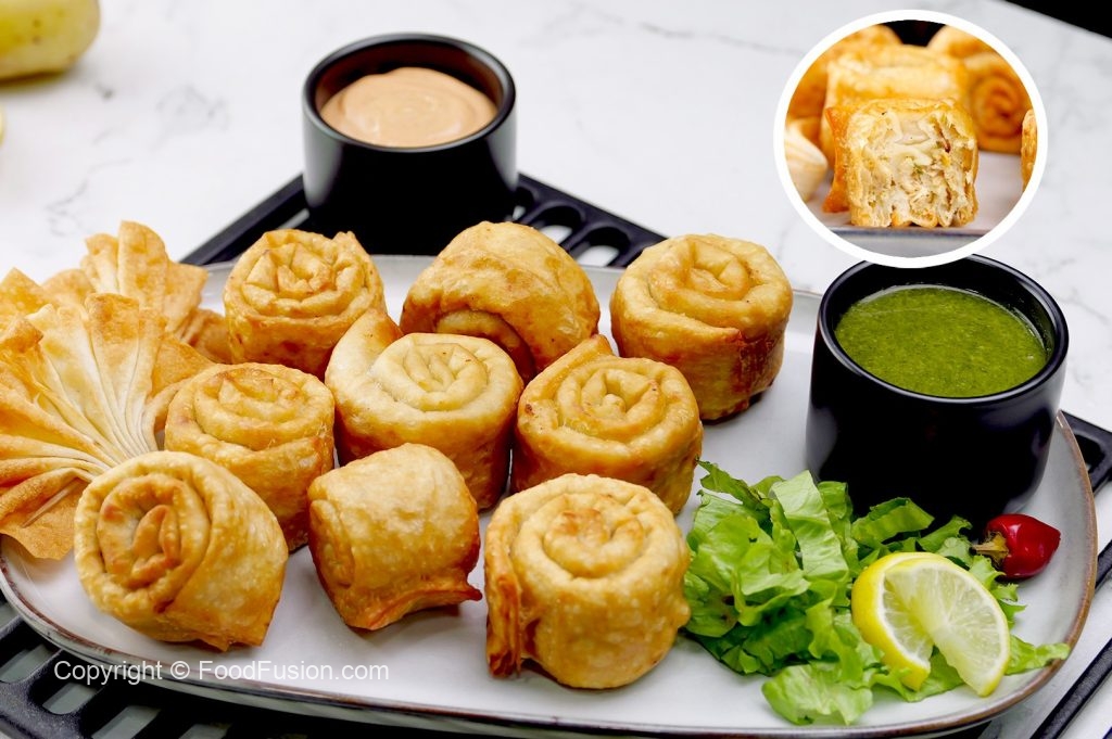 Spring Roll Pinwheels – Food Fusion